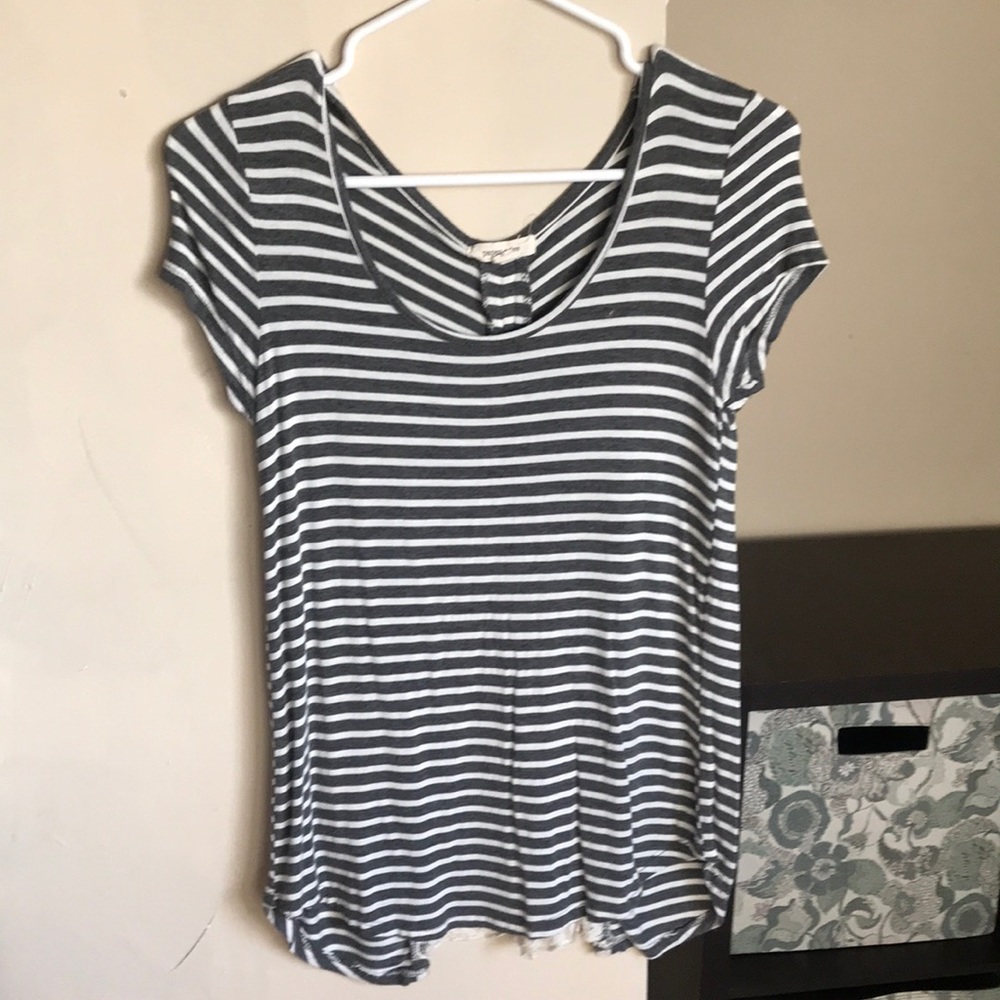 Long striped shirt